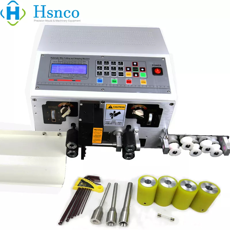 Máy cắt tuốt dây dẹt 2 lõi tự động HS-BX05