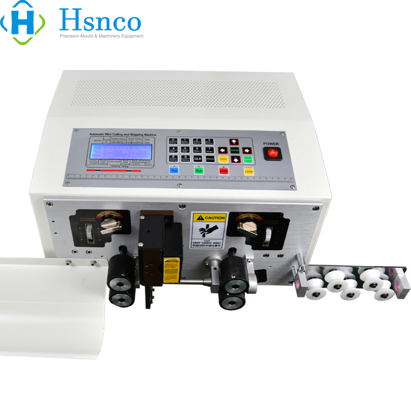 Máy cắt tuốt dây điện đa lõi tự động HS-BX06 gia công dây điện đến 16mm2