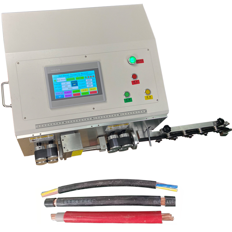 Máy cắt tuốt dây điện tự động HS-BX07 dùng cho dây nguồn và cáp điều khiển