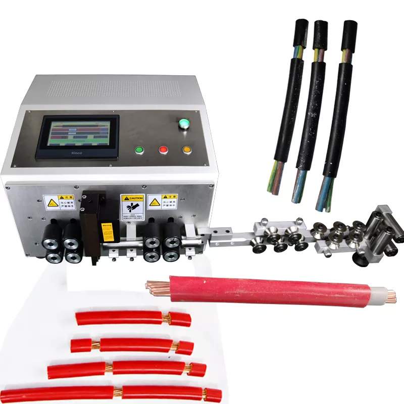 Máy cắt tuốt dây điện tự động HS-BX08 gia công dây điện đến 70mm2