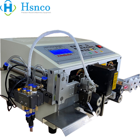 Máy cắt và tuốt dây điện, dây cáp đa lõi tự động HS-BX04