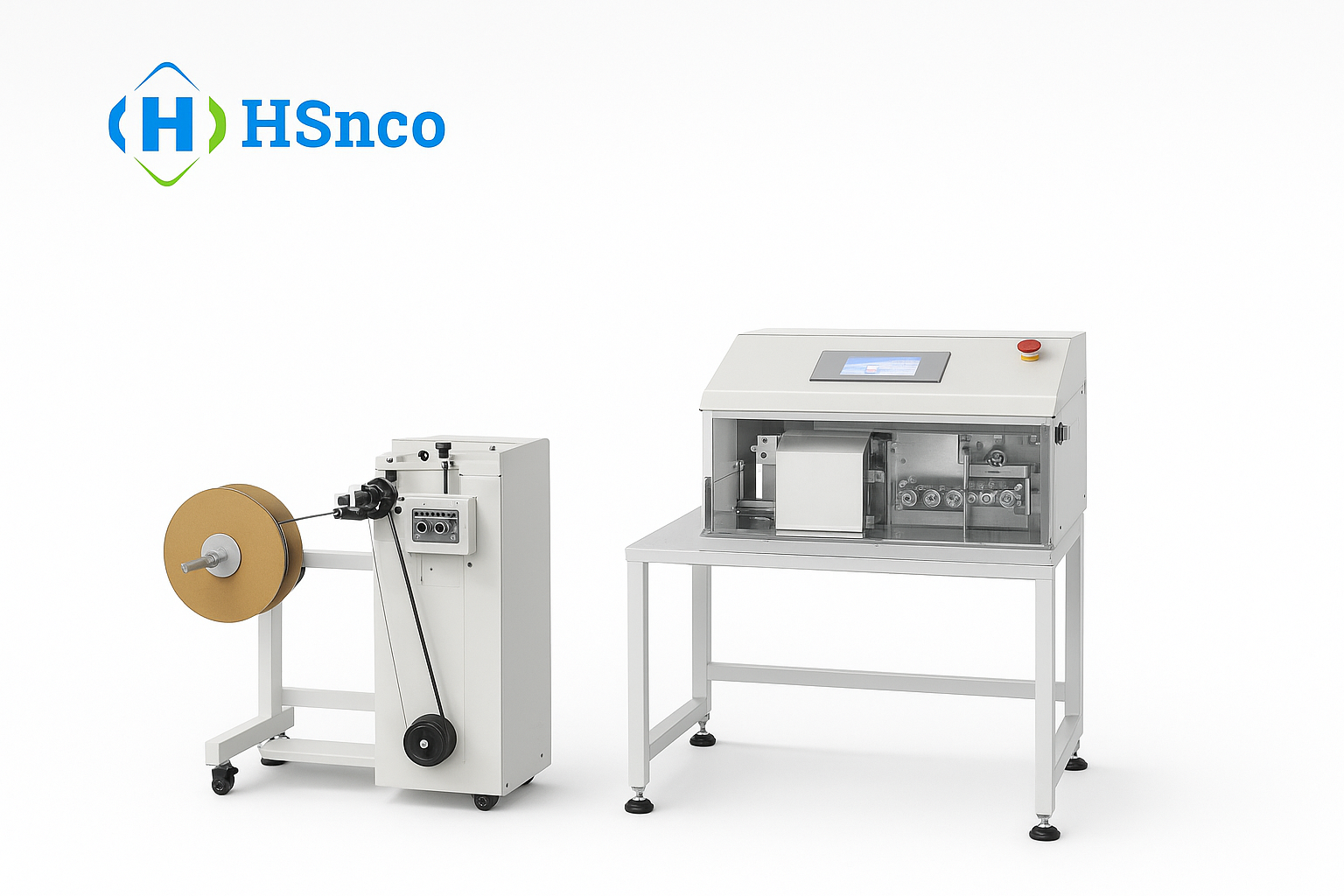 Máy Cắt Tuốt Cáp Đồng Trục Tự Động HS-5800